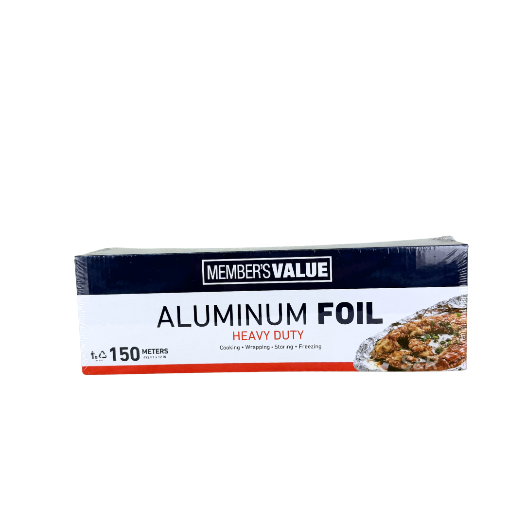 Member's Value Heavy Duty Aluminum Foil 150m Member's Value Heavy Duty Aluminum Foil 150m